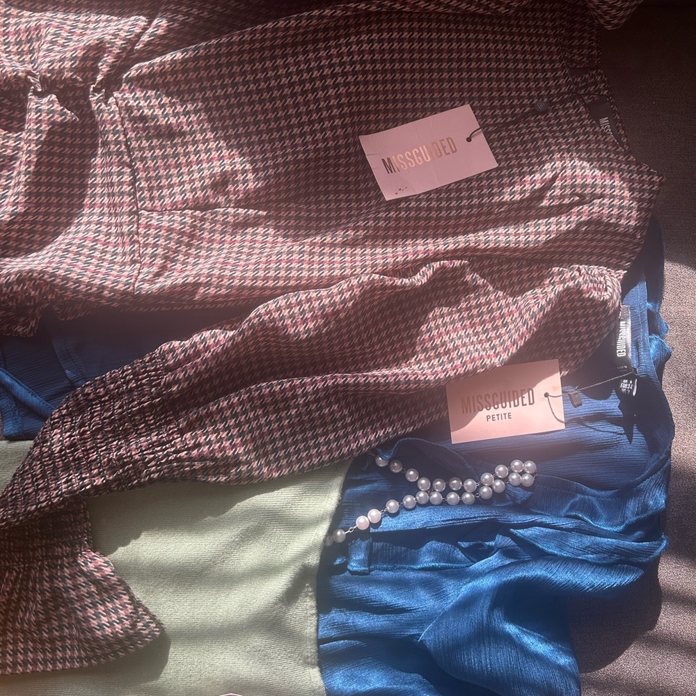 Missguided 4 items,  a dress and 3 shirts  $70 all new with tags